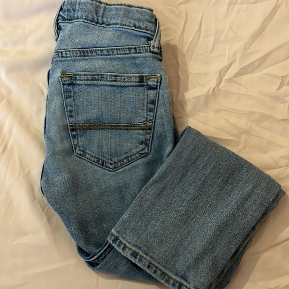 Girls abercrombie kids Skinny Jeans Light Wash Denim 7/8 - Picture 2 of 4